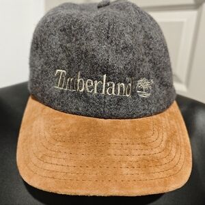 Timberland Gray Wool Suede Baseball Cap Unisex One Size Fits All